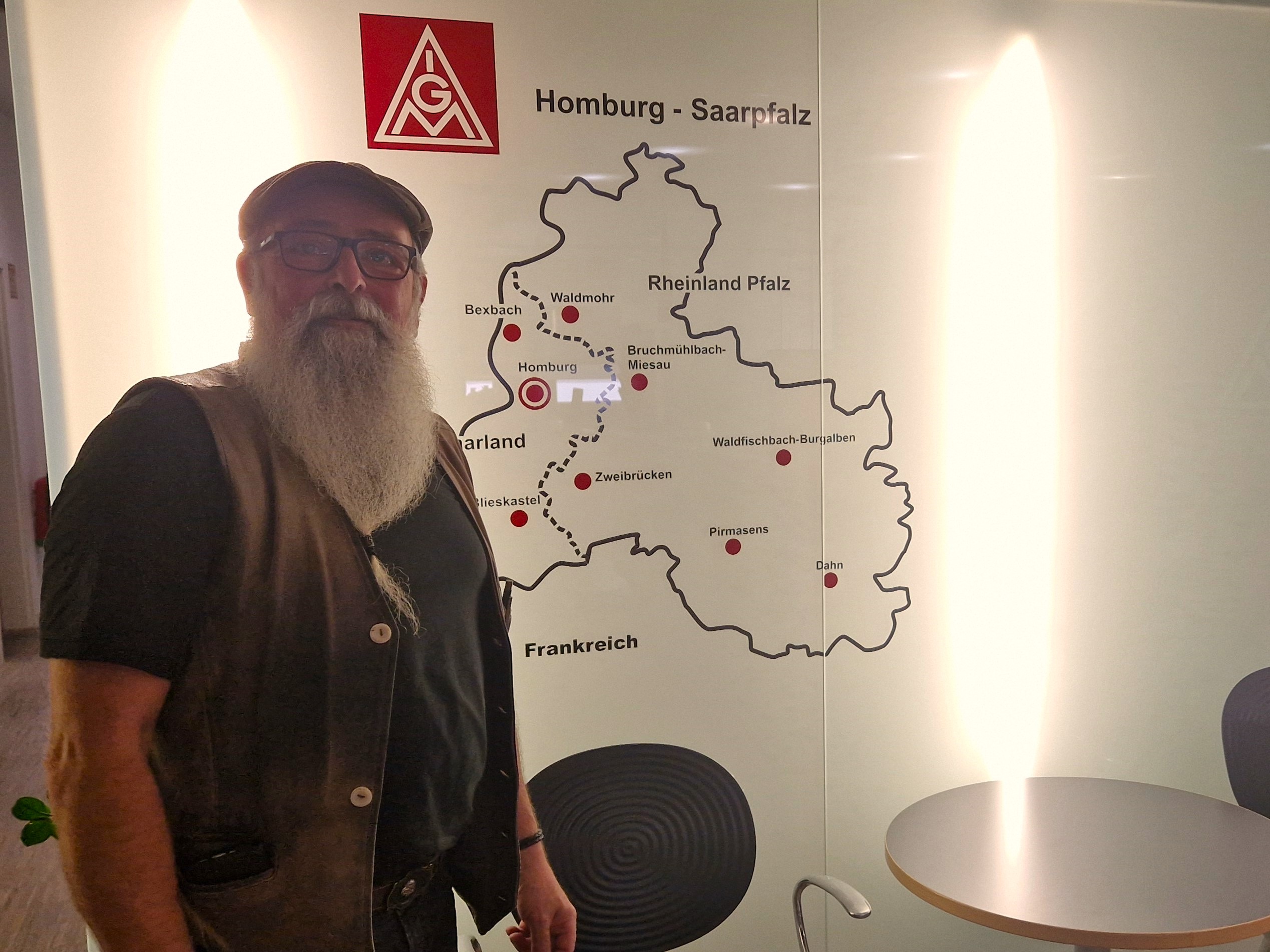 Eddy und die Region Homburg-Saarpfalz. Eine Allianz für Arbeitnehmerrechte. rund 5 Jahrzehnte für die Mitbestimmung